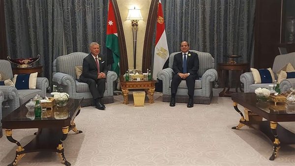 السيسي - ملك الأردن