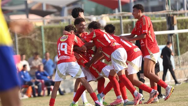 فرحة لاعبي الأهلي