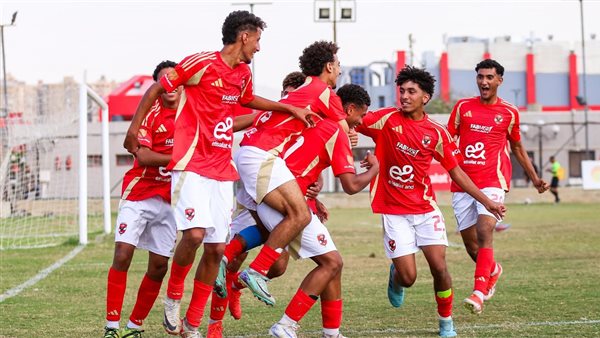 فرحة لاعبي الأهلي