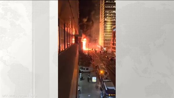 هجوم صاروخي على تل