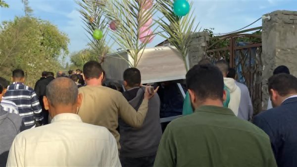 جنازة طالبة كفر الشيخ