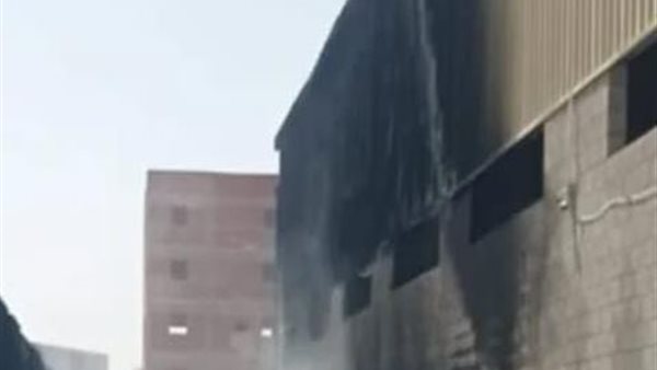 حريق مصنع ورق