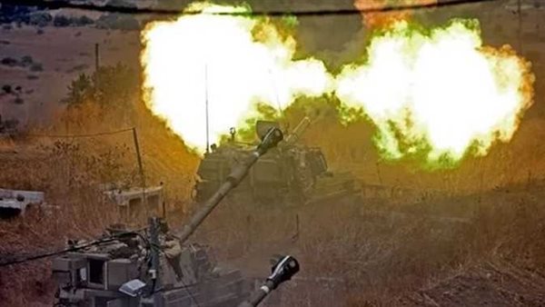 قصف مدفعي إسرائيلي