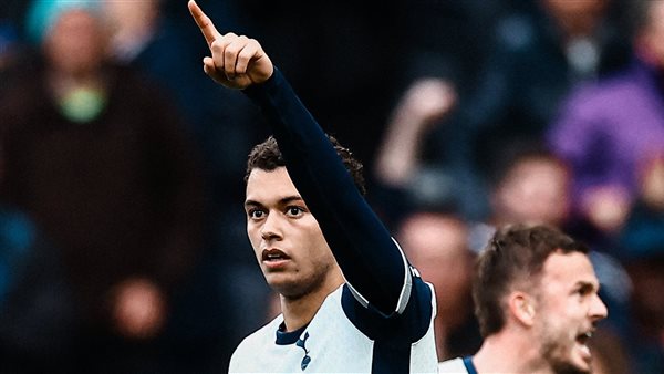 احتفال توتنهام بالهدف