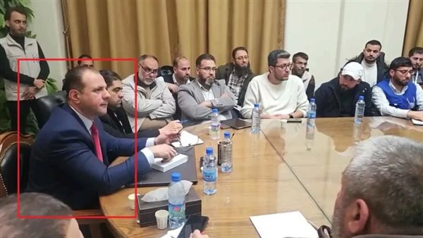 أحمد الشرع خلال اجتماع