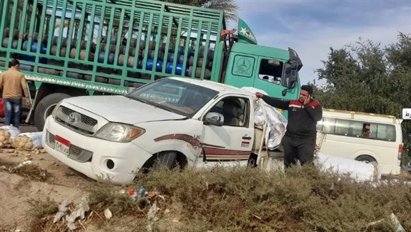 حادث تصادم بأسيوط