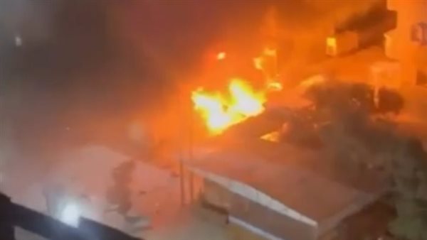 صورة من الانفجار