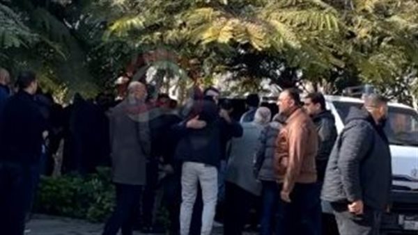 جنازة زوج نشوى مصطفى