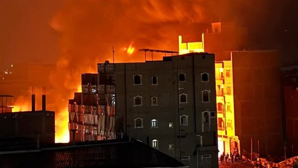 صورة من الحريق