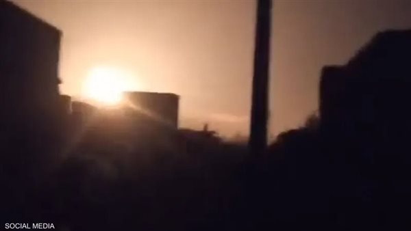 صورة متداولة للضربات