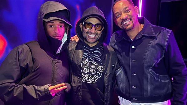 أحمد سعد مع ويل سميث