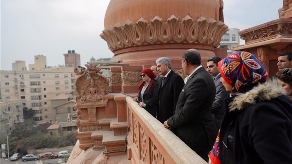 جانب من الزيارة