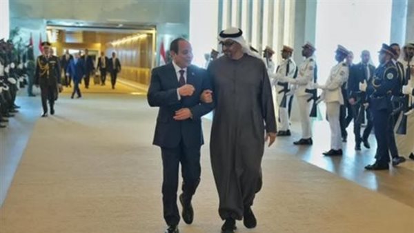 الرئيسان المصري والإماراتي