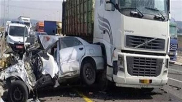 حادث تريلا وملاكي