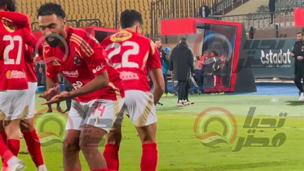 فرحة لاعبي الأهلي