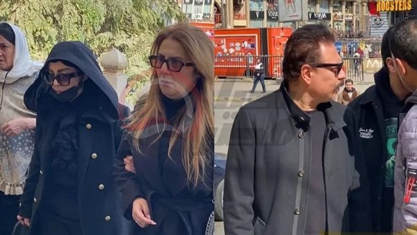 جنازة شقيق الفنانة