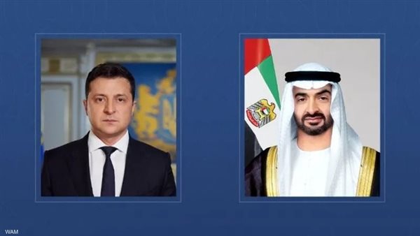 محمد بن زايد وزيلينسكي