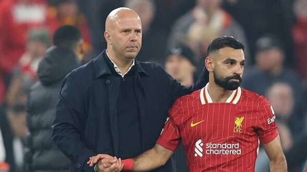 ارني سلوت ومحمد صلاح