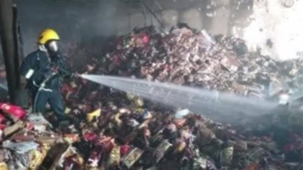 حريق بالمحلة 