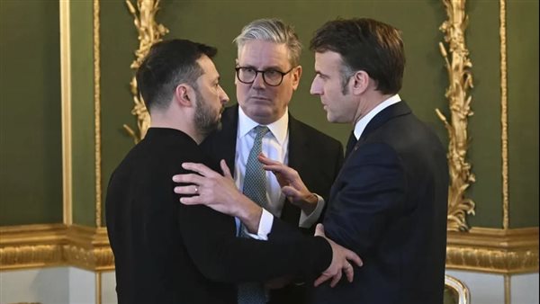 ماكرون وستارمر وزيلينسكي