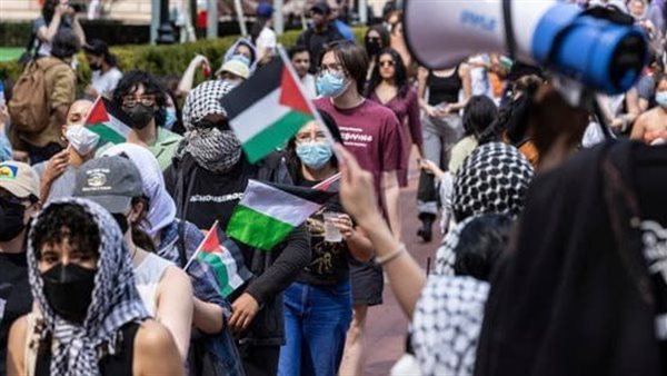 احتجاجات طلابية فى