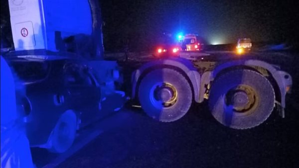 حادث سيارة تريلا