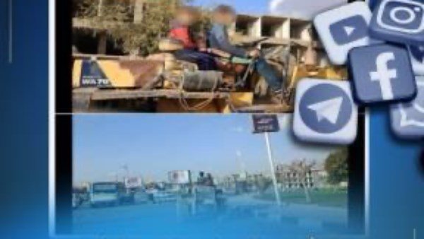 طفل يقود لودر