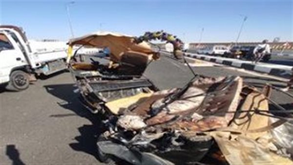 حادث تصادم بتوك توك