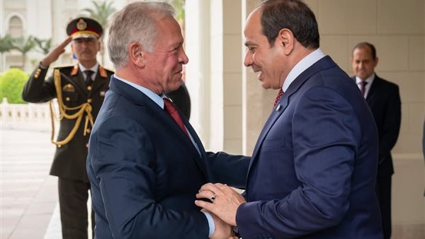 السيسي - ملك الأردن