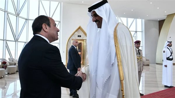 جانب من زيارة الرئيس