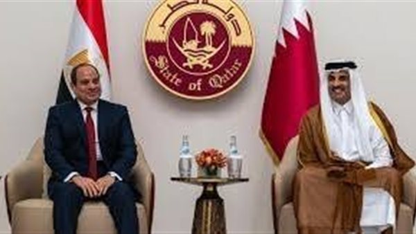 السيسي وأمير قطر