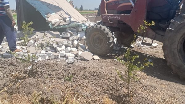 جانب من  ازالة التعديات