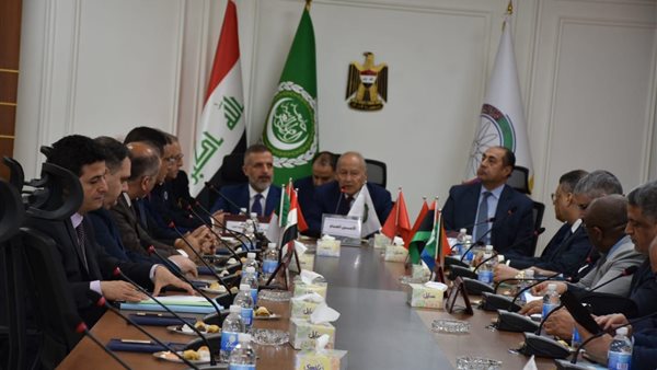 أبو الغيط خلال اجتماع