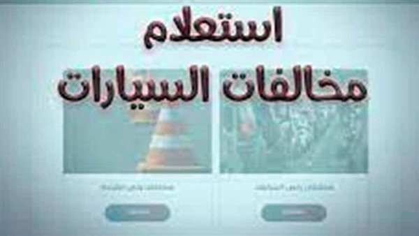 مخالفات السيارات