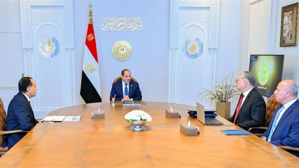 السيسي يجتمع مع رئيس