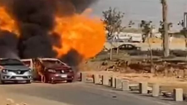 انفجار خط غاز الواحات