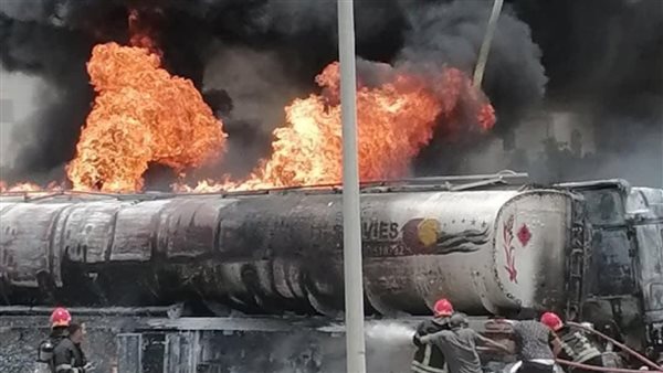 حريق سيارة محلملة