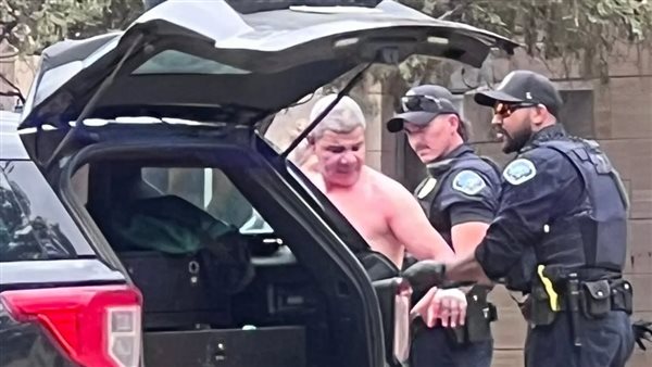 لحظة القبض على منفذ