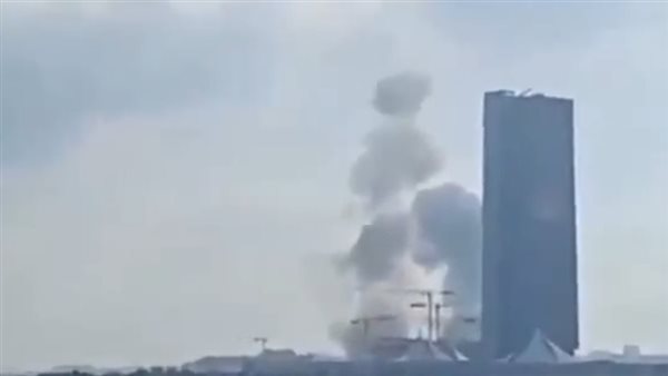 اندلاع حريق في مبنى