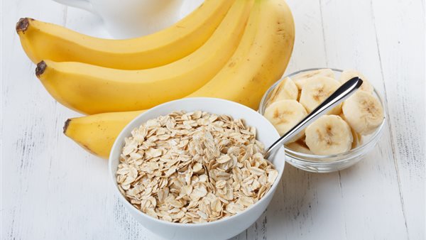 الشوفان والموز