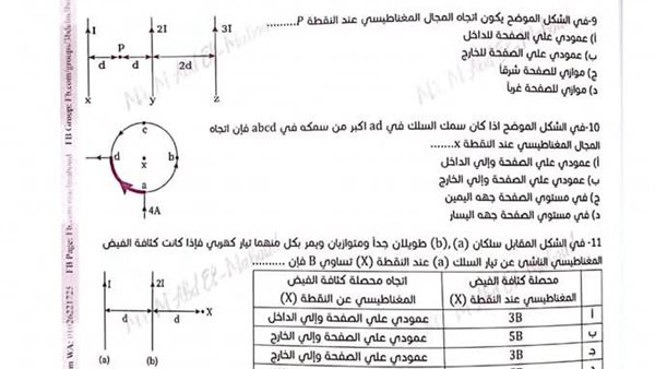 أسئلة متوقعة فى امتحان
