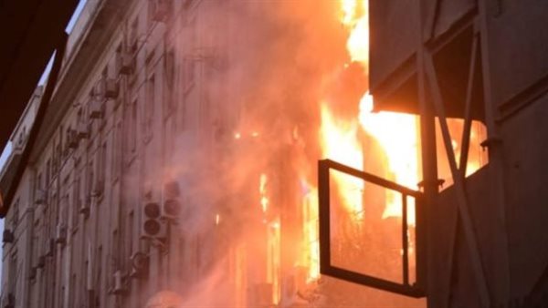 حريق سنترال رمسيس