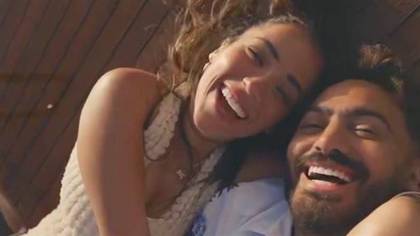 آية سليم وتامر حسني