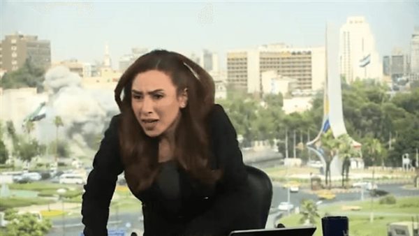 لحظة رعب في استوديو