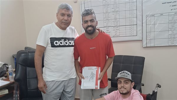 محمود سامي بعد التوقيع