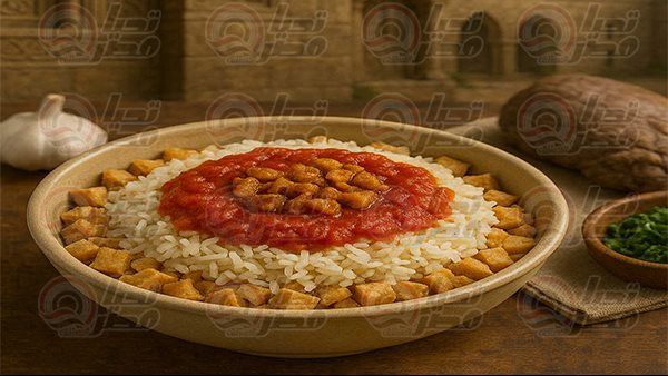 سر وصفة الفتة بالخل