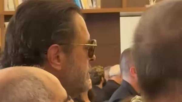 راغب علامة في جنازة