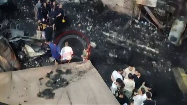 حريق شبرا الخيمة