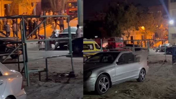 حريق مستشفى حلوان