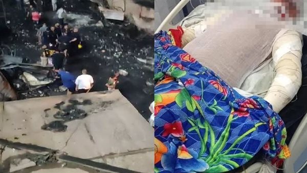 بطل حريق شبرا الخيمة